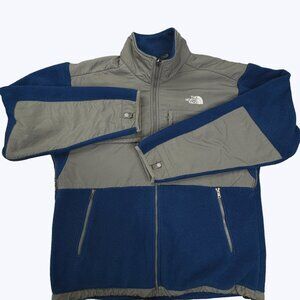 The North Face Men's Polartec Jacket Size Large Blue and grey